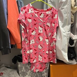Hello Kitty Pink Pajamas